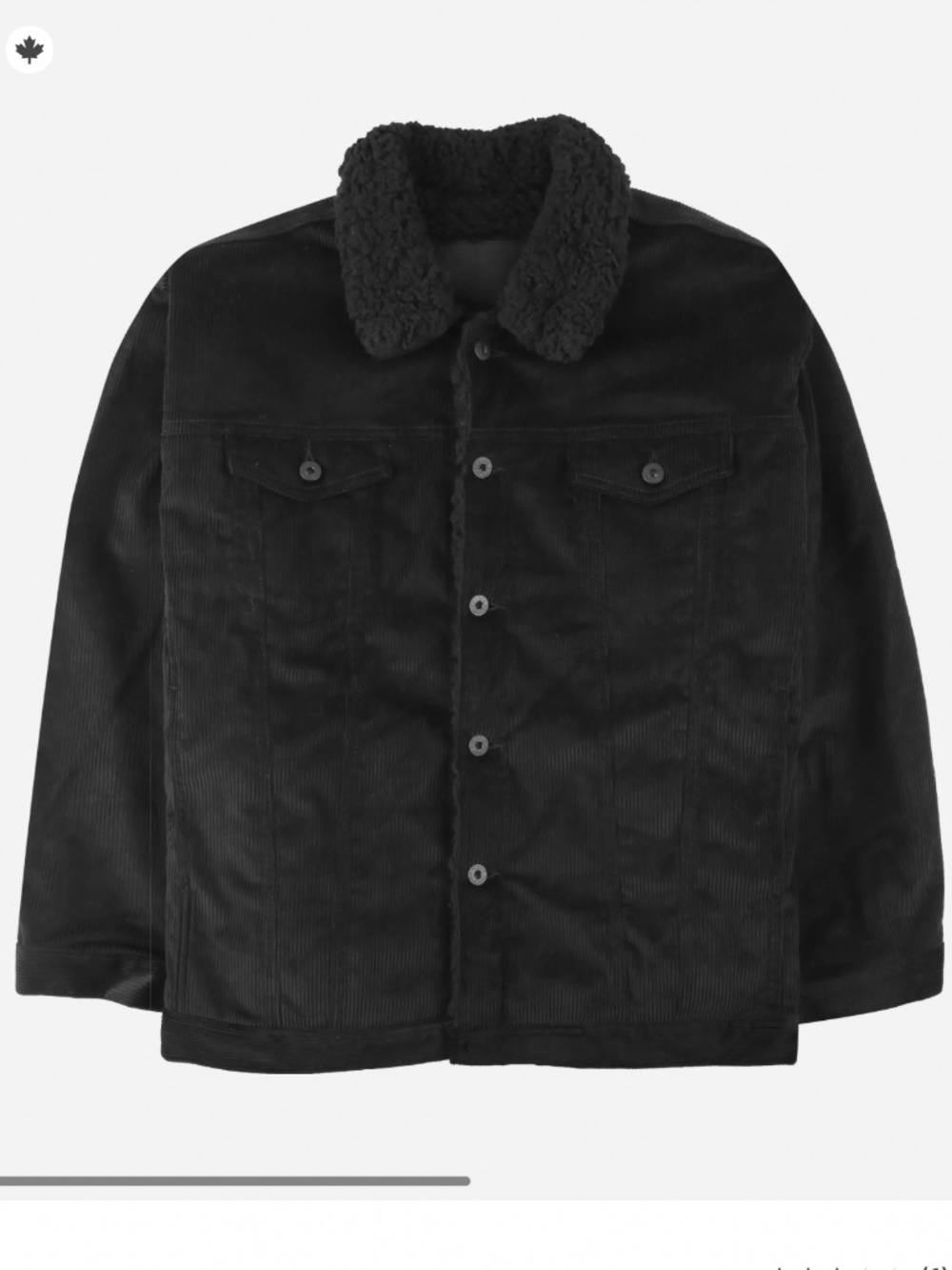 Naked & Famous Sherpa Lined Corduroy Jacket - Unisex